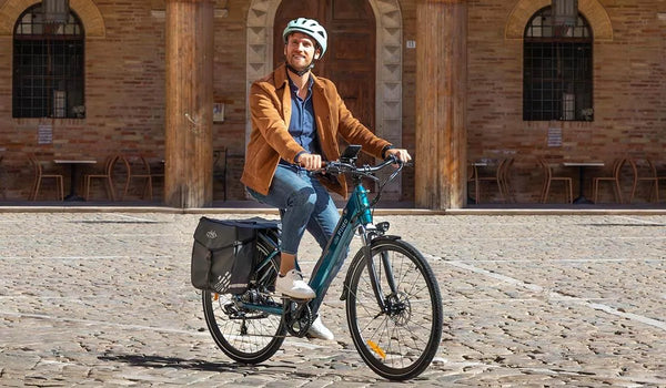 Man riding a Fiido C11 Pro electric bike