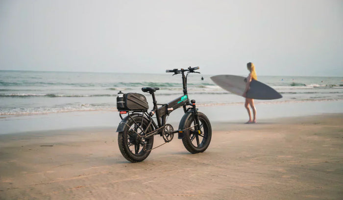 Ride the Fiido M1Pro to go surfing