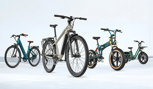 Fiido showcases different electric bikes