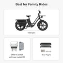 Fiido T2 Electric Cargo Bike: 200 kg Payload, 136.26 km Long Range
