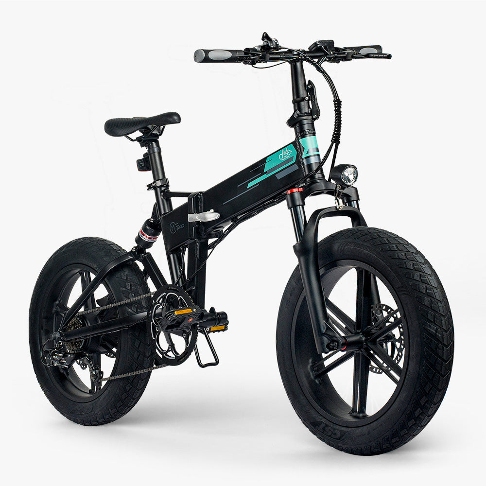 Fiido M1 Pro - Fat Tire Folding Electric Bikes Front View